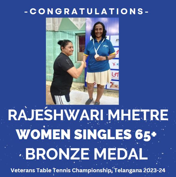 Rajeshwari Mhetre_Womens 65+_Bronze